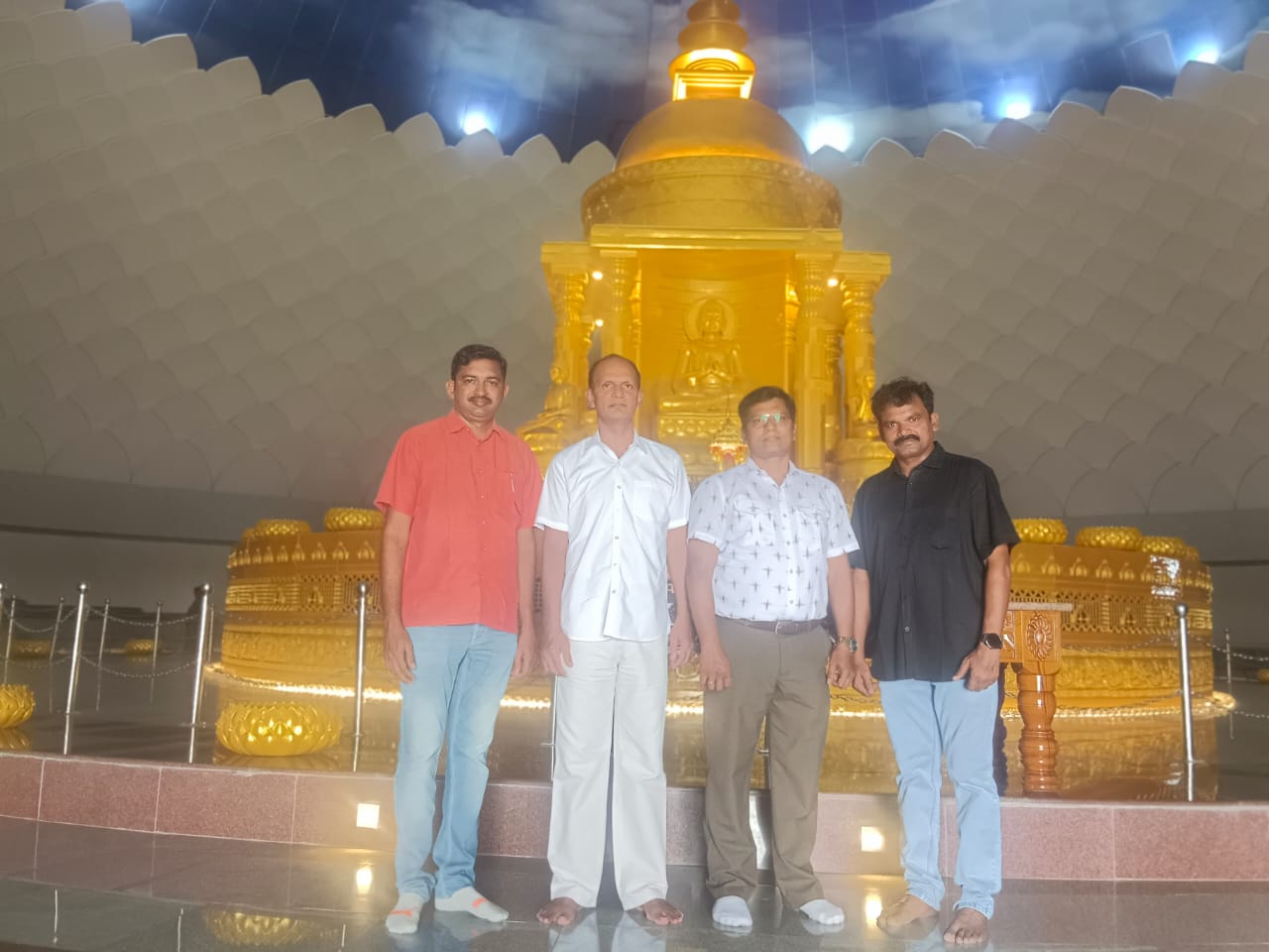 బుద్ధవనం సందర్శించిన ఖమ్మం జిల్లా పర్యటక అధికారి
