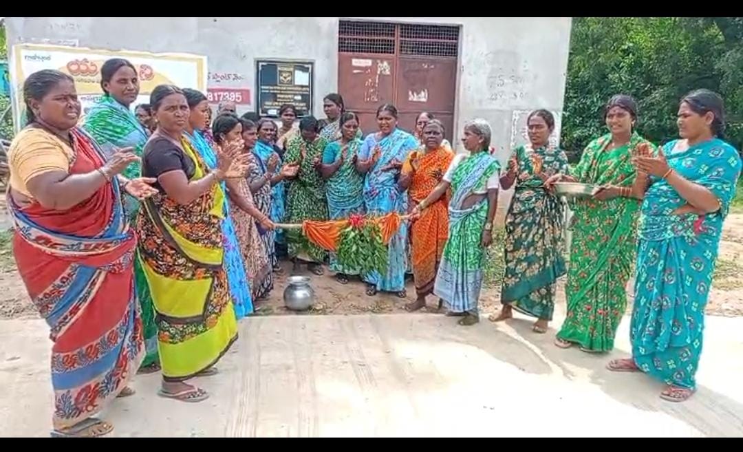 వానలు కురవాలని నేలమర్రిలో కప్ప కాముడు ఆట