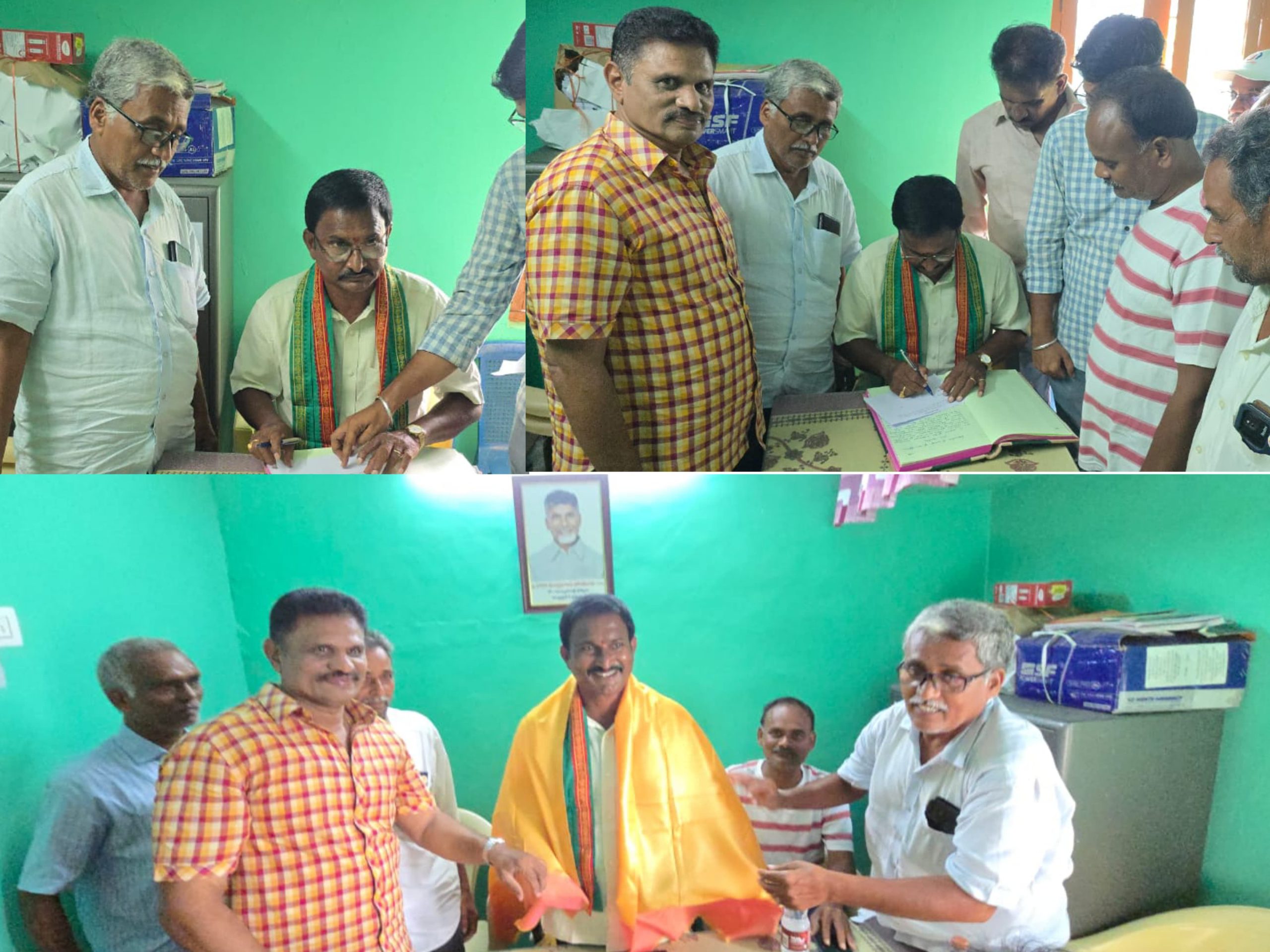 మెంటాడ పిఏసిఎస్ అధ్యక్షుడిగా గొర్లె ముసలి నాయుడు