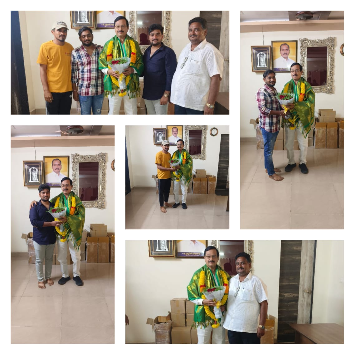 నూతనంగా యాడ్ చైర్మన్ గా ఎన్నికైన సందర్భంగా షేక్ కరిముల్లా కి సన్మానం