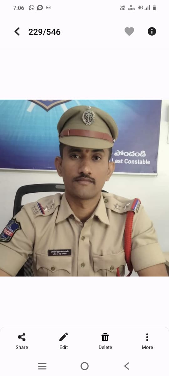 ఝరాసంగం ఎస్సై గా,క్రాంతి కుమార్ పాటిల్.
