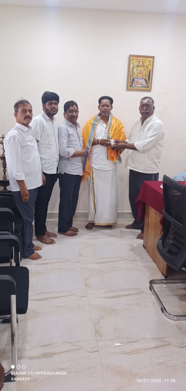 అన్నదాన సత్రానికి, వంట సామాగ్రి విరాళం
