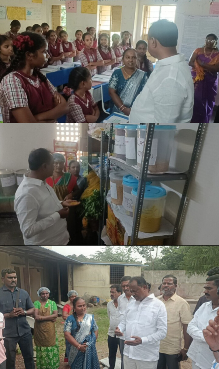 కస్తూర్బా బాలికల విద్యాలయాన్ని సందర్శించిన ఎమ్మెల్యే జీఎస్సార్