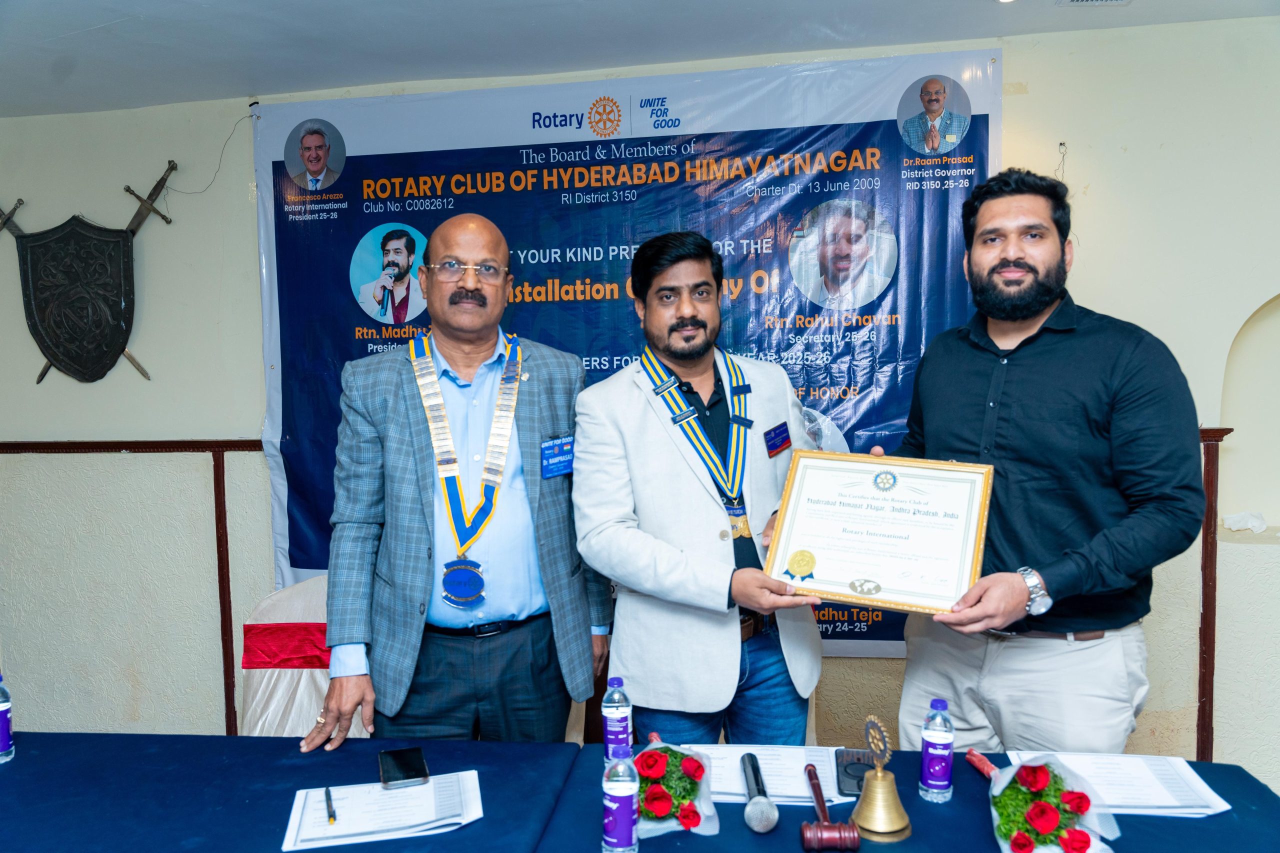 ఘనంగా రోటరీ క్లబ్ ఆఫ్ హైదరాబాద్ హిమాయత్ నగర్ 17వ వార్షికోత్సవం