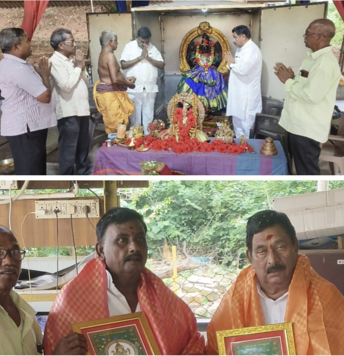 శ్రీశ్రీశ్రీ భువనేశ్వరీ దేవి ని దర్శించుకున్న చినరాజప్ప