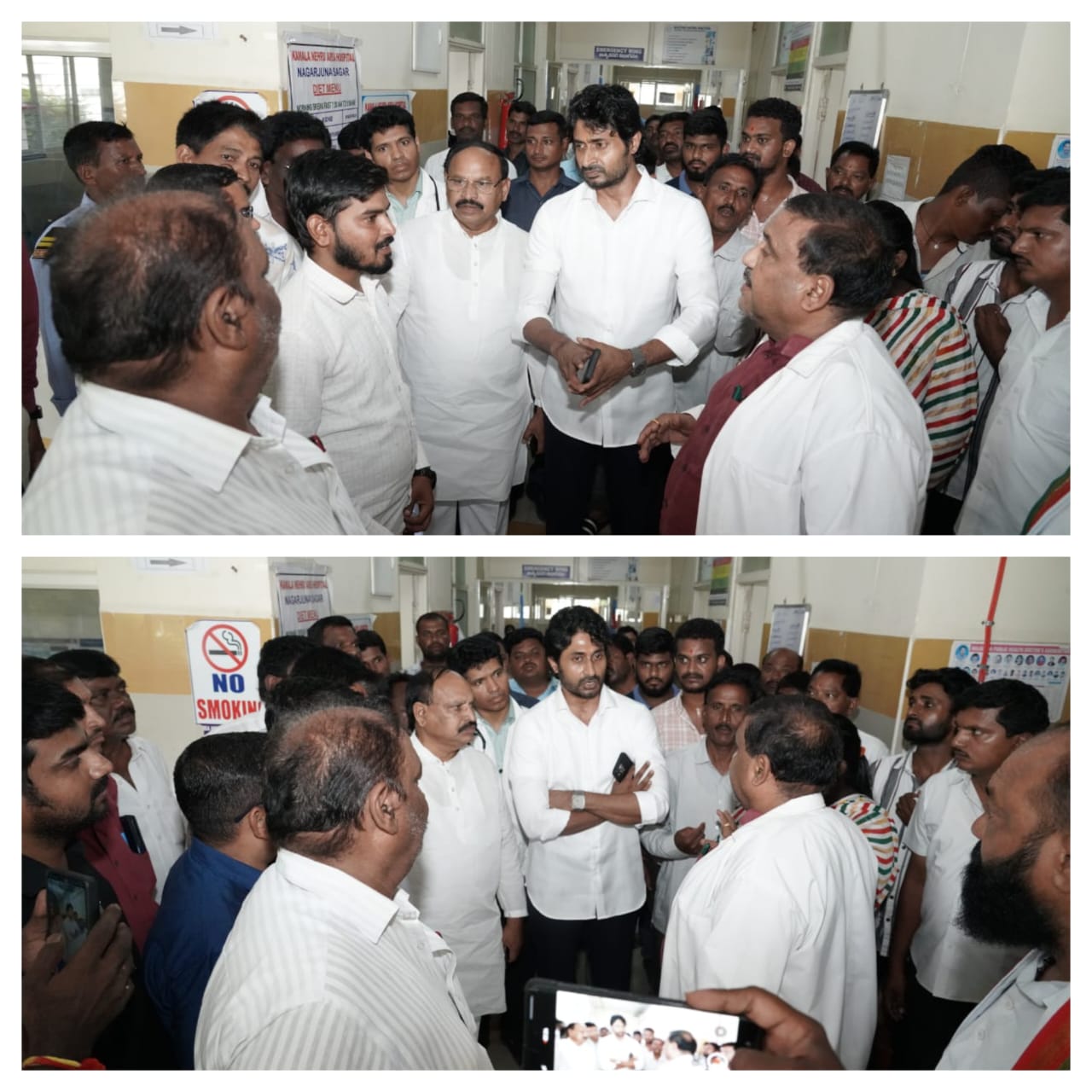 కమల నెహ్రూ ఏరియా ఆసుపత్రిని ఆకస్మిక తనిఖీ చేసిన ఎమ్మెల్యే జయవీర్ రెడ్డి