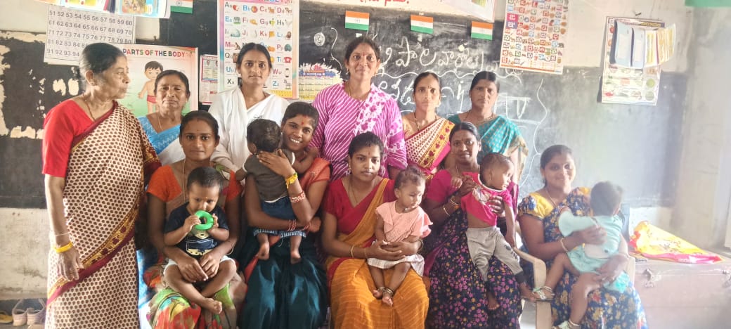 తడ్కల్ 1,2,3వ అంగన్వాడి సెంటర్లో ఘనంగా తల్లిపాల వారోత్సవం,