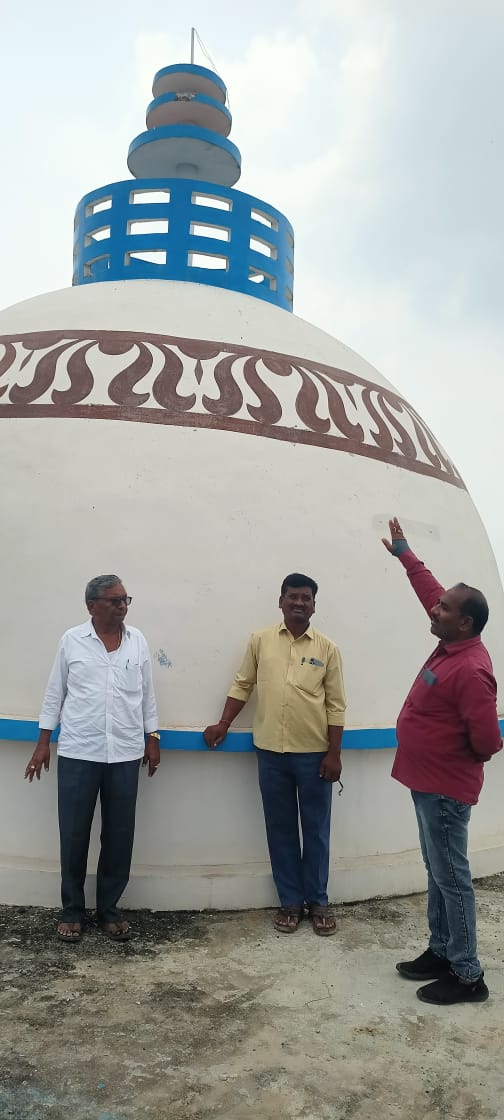 వాంకిడి బౌద్ధ విహార్ గోపుర నిర్మాణం కొరకు పలు నమొనల పరిశీలన