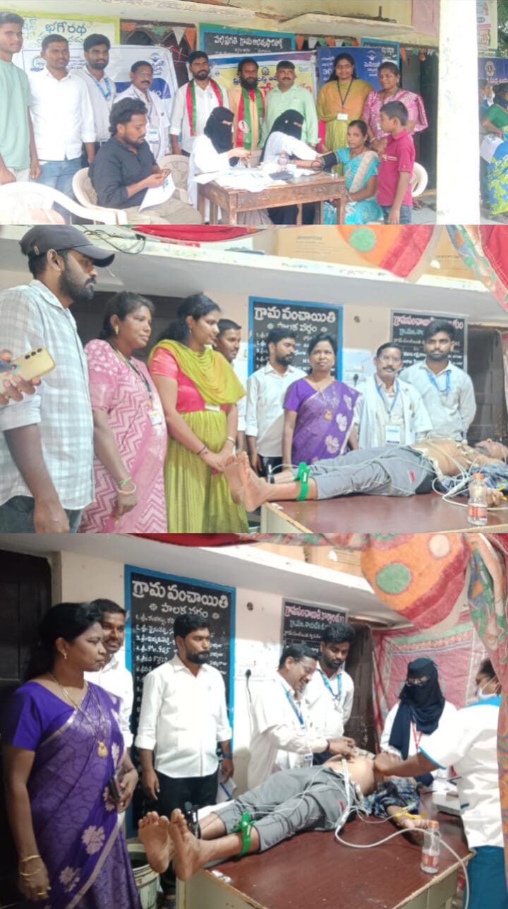 తీన్మార్ మల్లన్న టీం తీన్మార్ జయ్ ఆధ్వర్యంలో ఉచిత కంటి పరీక్ష