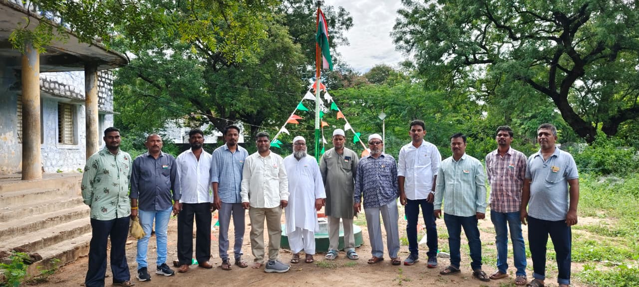 ముస్లిం మైనారిటీ ఎంప్లాయిస్ అసోసియేషన్ భవన్ లొ 79 వ స్వాతంత్ర దినోత్సవ వేడుకలు