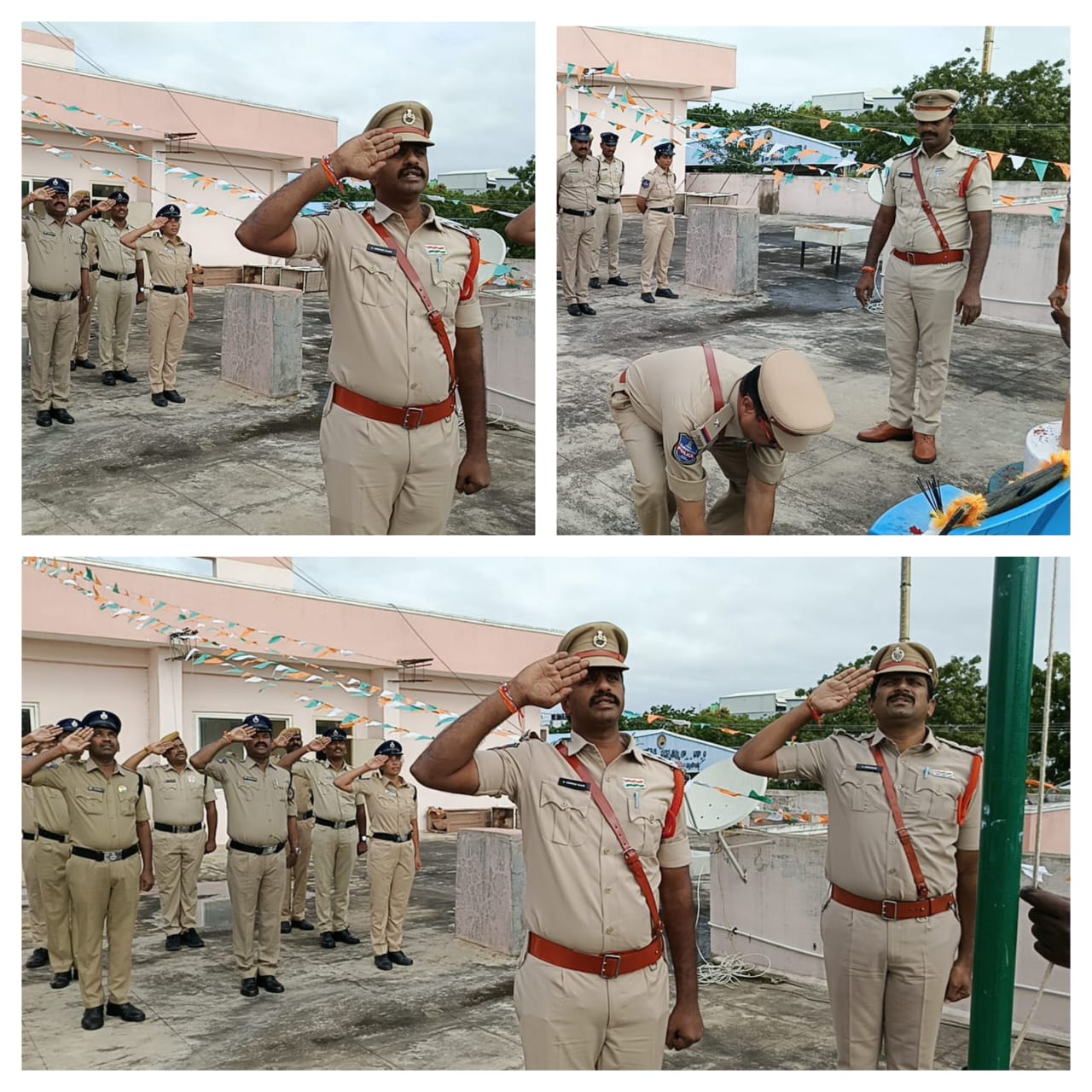 విజయపురి టౌన్ పోలీస్ స్టేషన్లో ఘనంగా 79 వ స్వాతంత్ర దినోత్సవ వేడుకలు