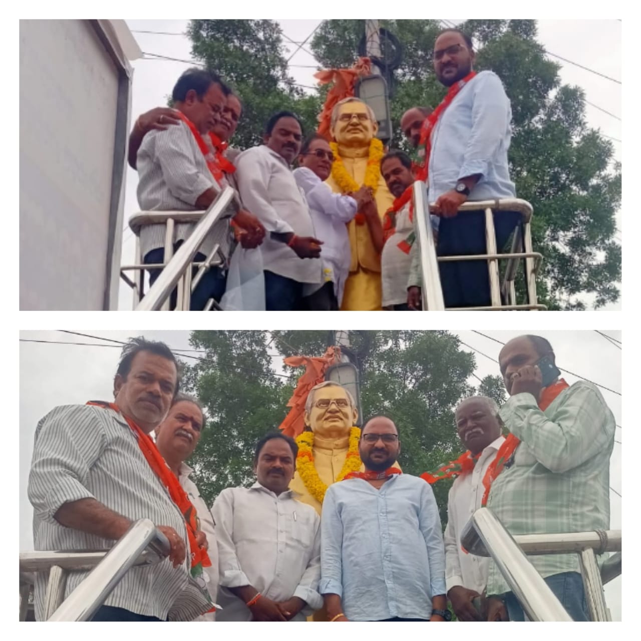భారతీయ జనతా పార్టీ శ్రేణులు రాష్ట్ర ఓబిసి ఉపాధ్యక్షులు అన్నం శ్రీనివాసరావు ఆధ్వర్యంలో