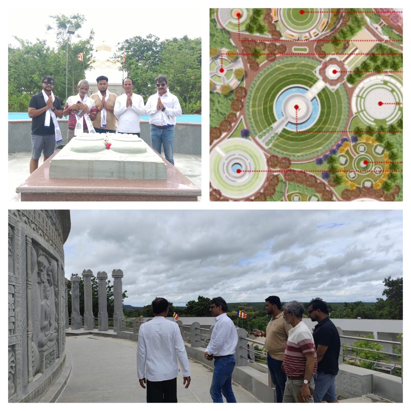 బుద్ధవనం తరహాలో ఉత్తరప్రదేశ్ లో నిర్మాణం