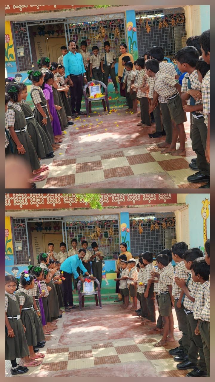 మహనీయుడు స్వాతంత్ర సమరయోధుడు టంగుటూరి ప్రకాశంపంతులు చిత్రపటానికి పూల మాల వేసి నివాళులు అర్పించిన కశెట్టి జగన్ బాబు