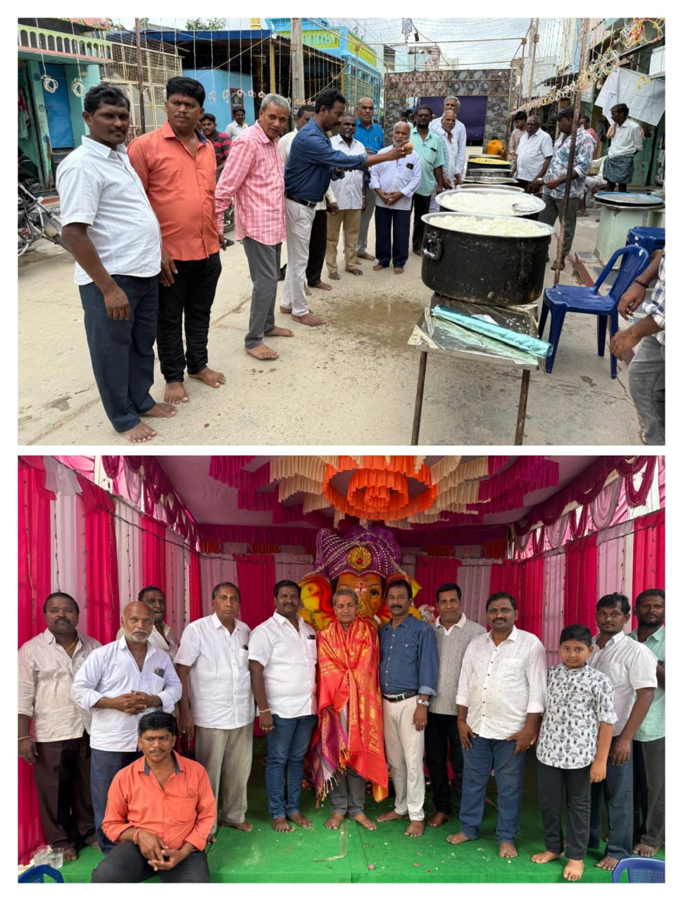 వినాయక చవితి సందర్బంగా తర్లుపాడు లో అన్న ప్రసాద కార్యక్రమం