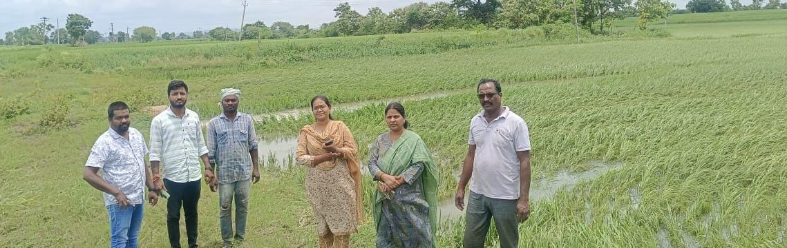 ఆరేపల్లి ఎల్లాపూర్ ను సందర్శించిన వ్యవసాయ అధికారులు.