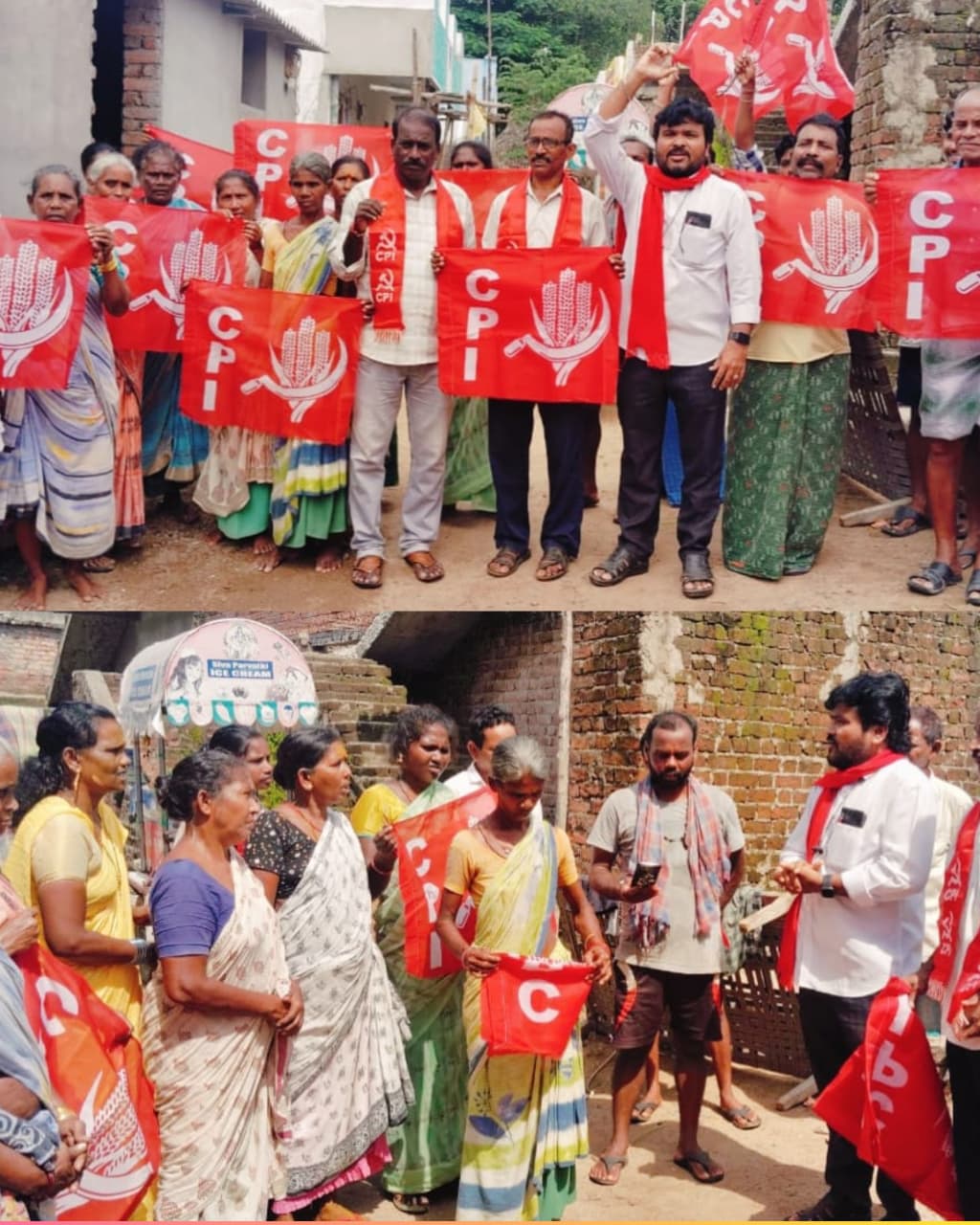 పేదల కోలనీల్లో మౌళిక వసతుల కై పాలకులు, అధికారులు చుట్టూ ఎన్ని ప్రదక్షిణలు చేయాలి.-సిపిఐ జిల్లా సహాయ కార్యదర్శి బుగత అశోక్.