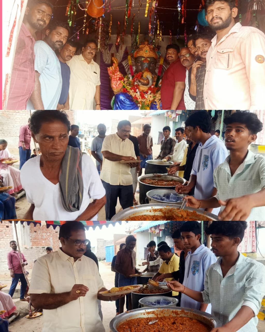 వినాయక చవితి సందర్భంగా అన్నదాన మహోత్సవం