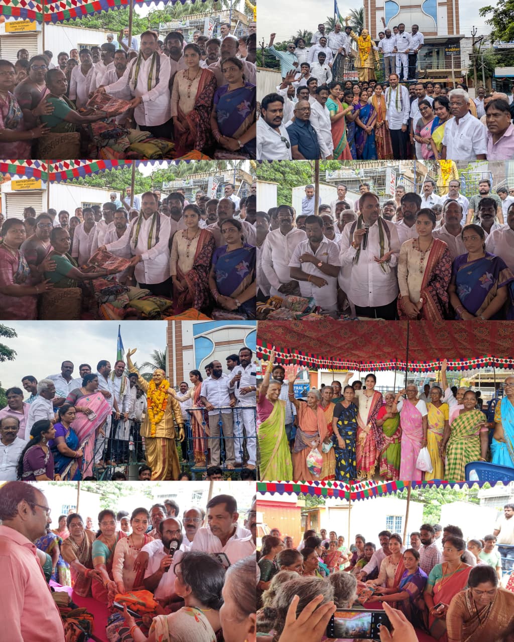 టి.నగర్ పాలెం,మధురవాడలో దివంగత ముఖ్యమంత్రి వై.యస్.రాజశేఖర రెడ్డి 16వ వర్ధంతి కార్యక్రమం.