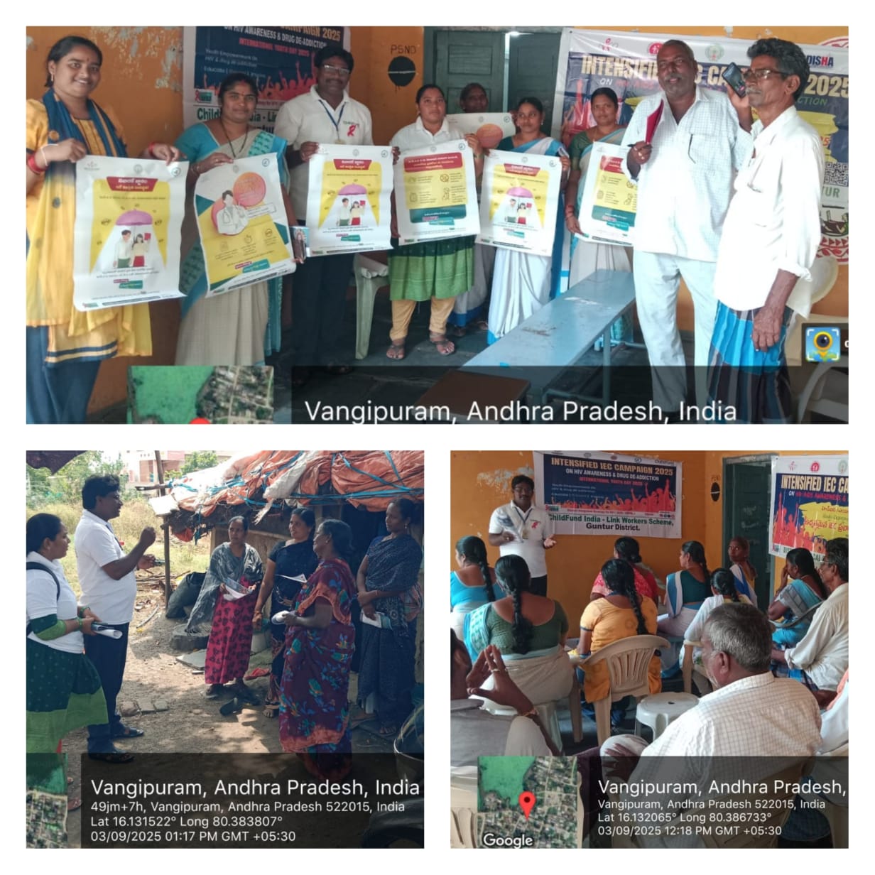 వంగిపురం గ్రామం లో హెచ్ఐవి/ ఎయిడ్స్ మరియు మాదక ద్రవ్యాలు పై లింక్ వర్కర్ స్కిమ్ ద్వారా అవగాహన కార్యక్రమం
