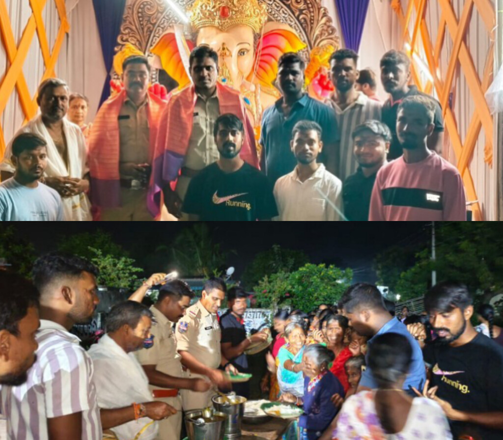 .విఘ్నేశ్వరుని దర్శించుకున్న సీఐ రంజిత్ రావు