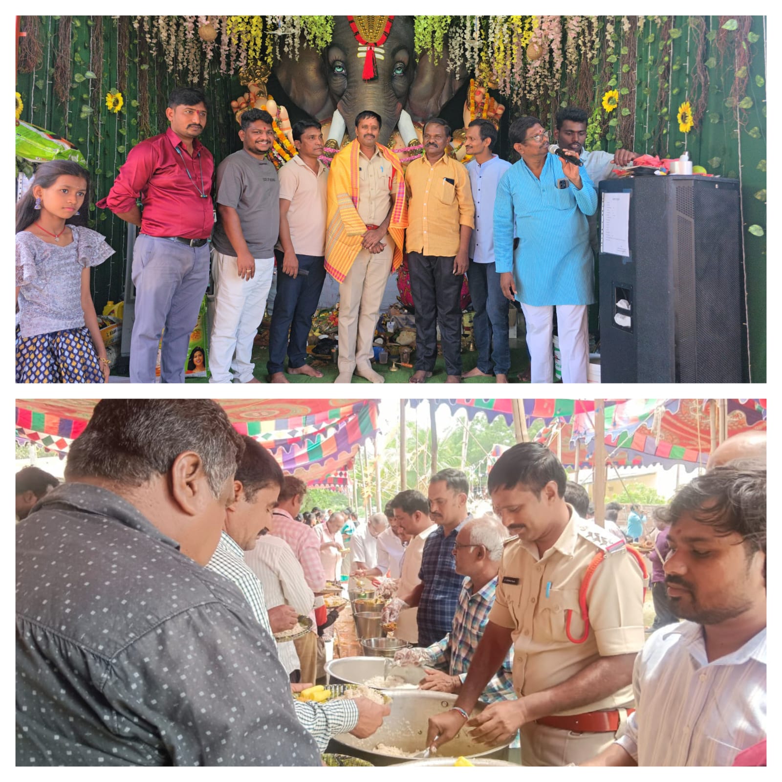 క్రాంతి యూత్ ఆధ్వర్యంలో మహా అన్న ప్రసాద వితరణ