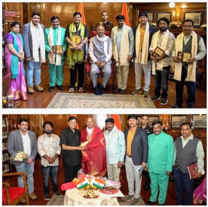 అంజి ఆకొండి కి మేఘాలయ గవర్నర్ చేతులు మీదుగా పురస్కారం
