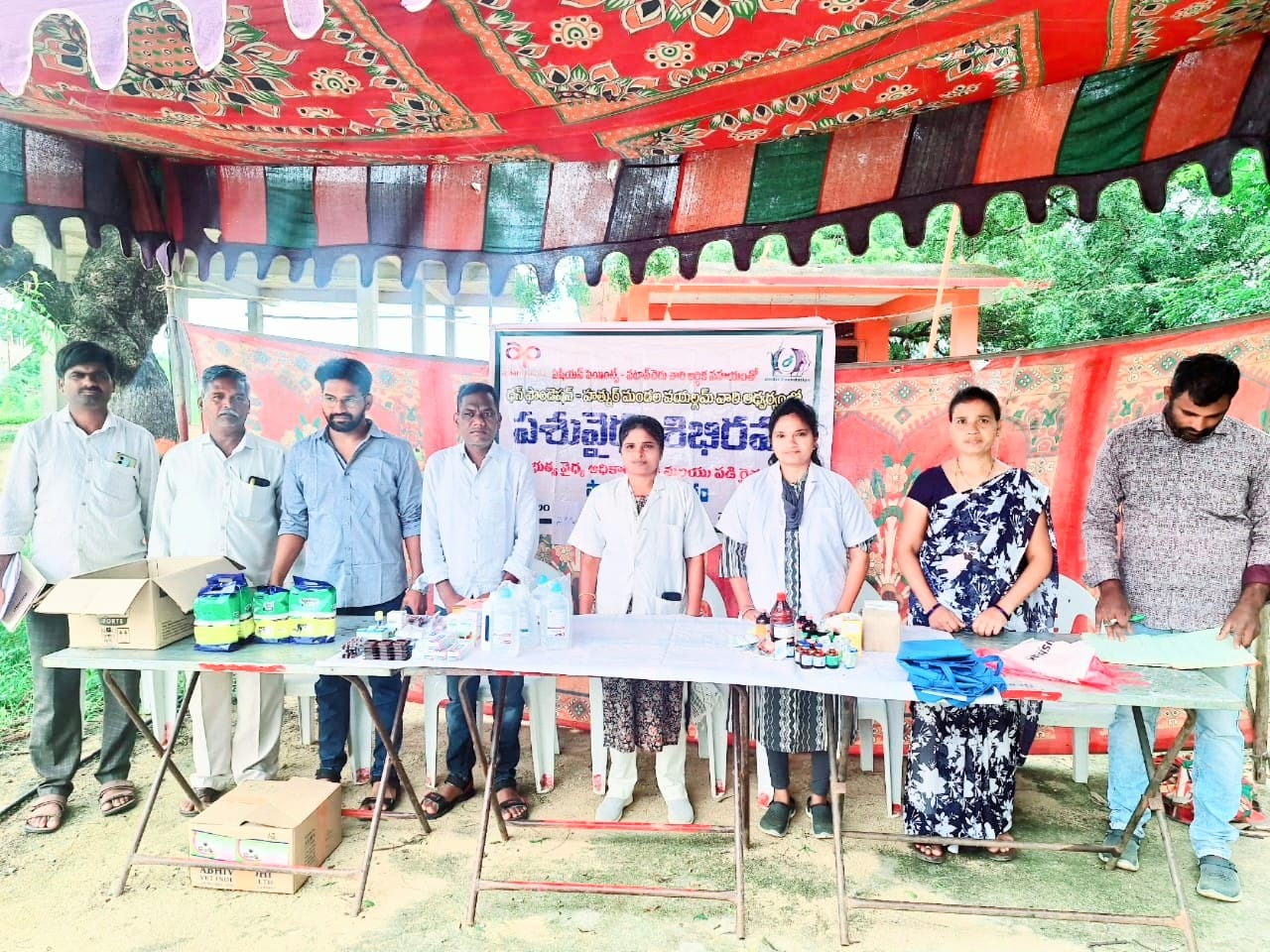 నాగుల్ దేవులపల్లి లో ఉచిత పశు వైద్య శిబిరం