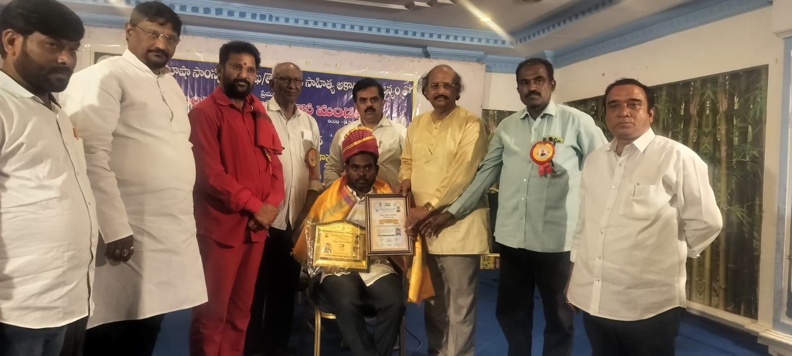 బిచ్కుంద వాసి కి జాతీయ స్ఫూర్తి పురస్కార అవార్డ్….