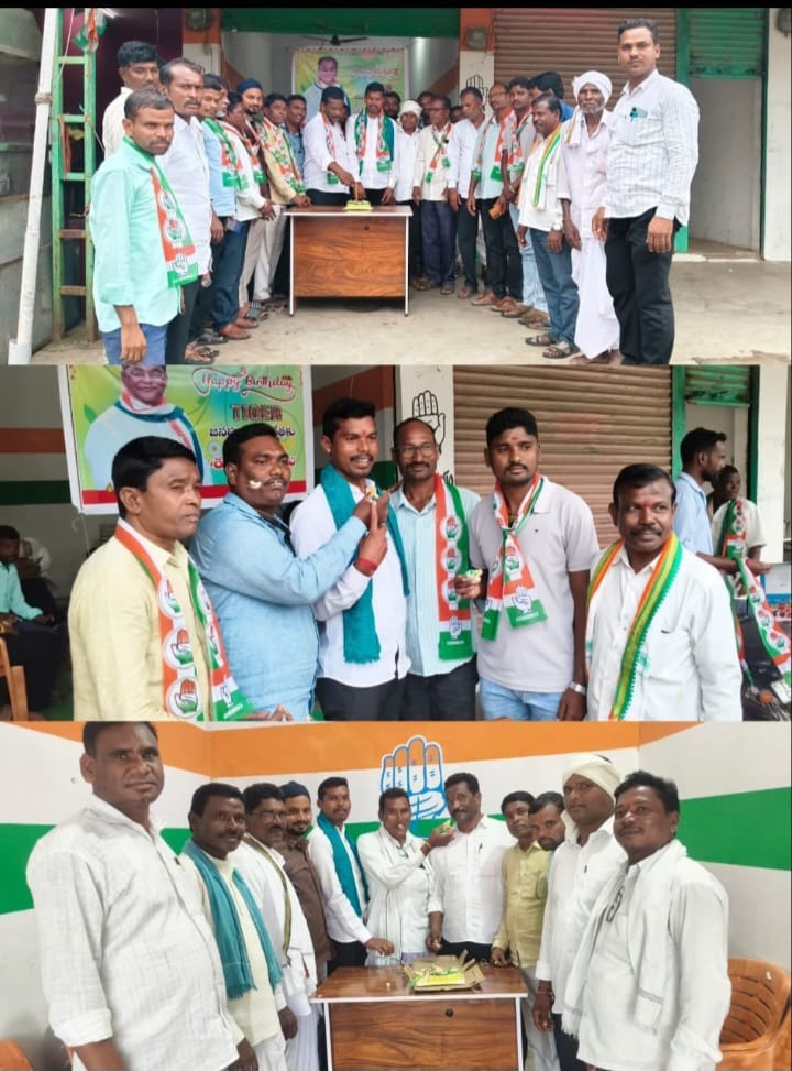 జైనూర్ లో ఘనంగా డీసీసీ అధ్యక్షుడు కొక్కిరాల విశ్వప్రసాద్ అన్న జన్మదిన వేడుకలు..