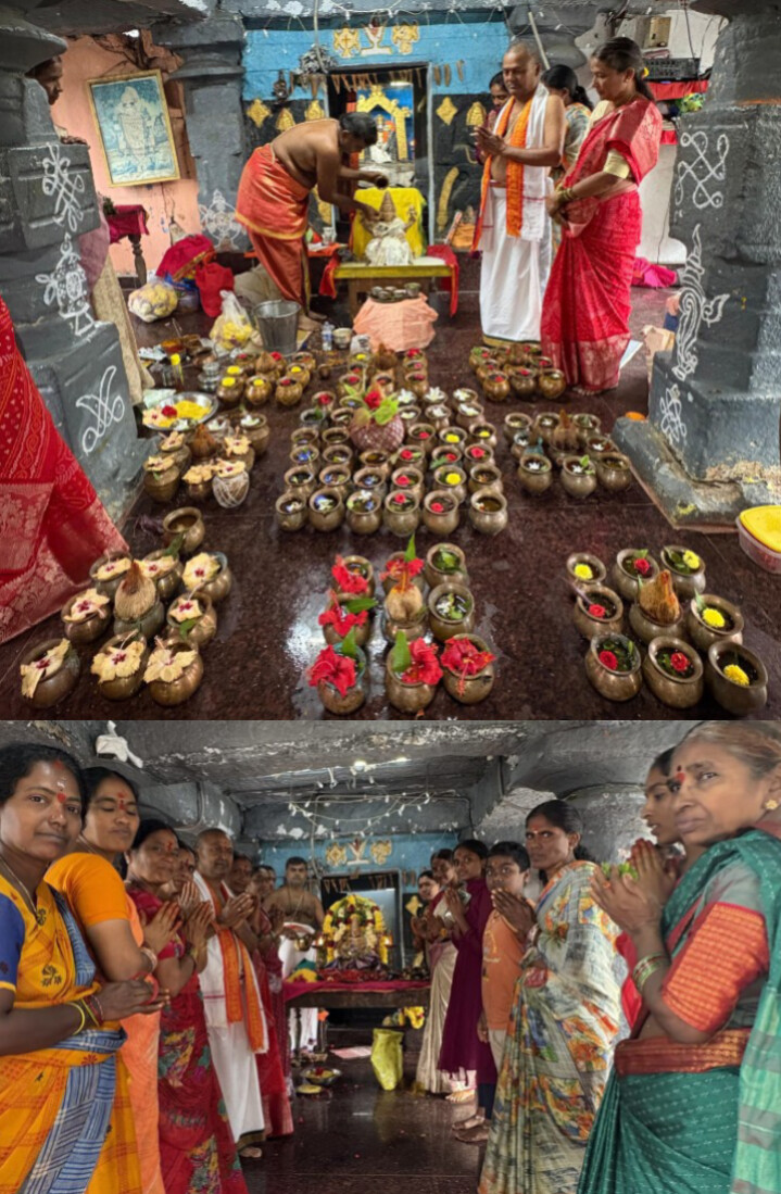 వైభవంగా శ్రీ మహాలక్ష్మి దేవికి 108 కళాశాలతో అభిషేకాలు