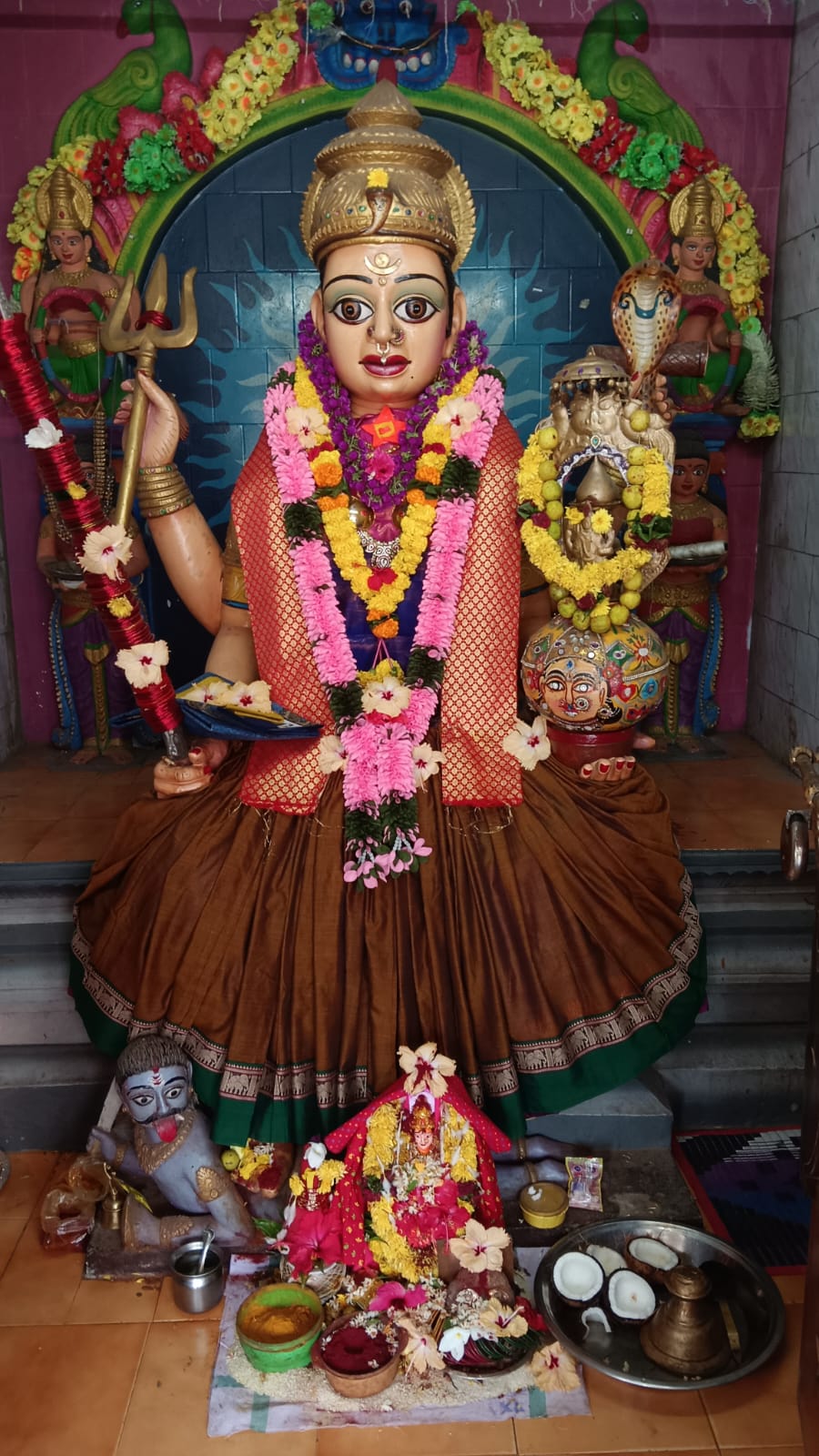 కాత్యాయిని దేవి అలంకరణ లో దర్శన