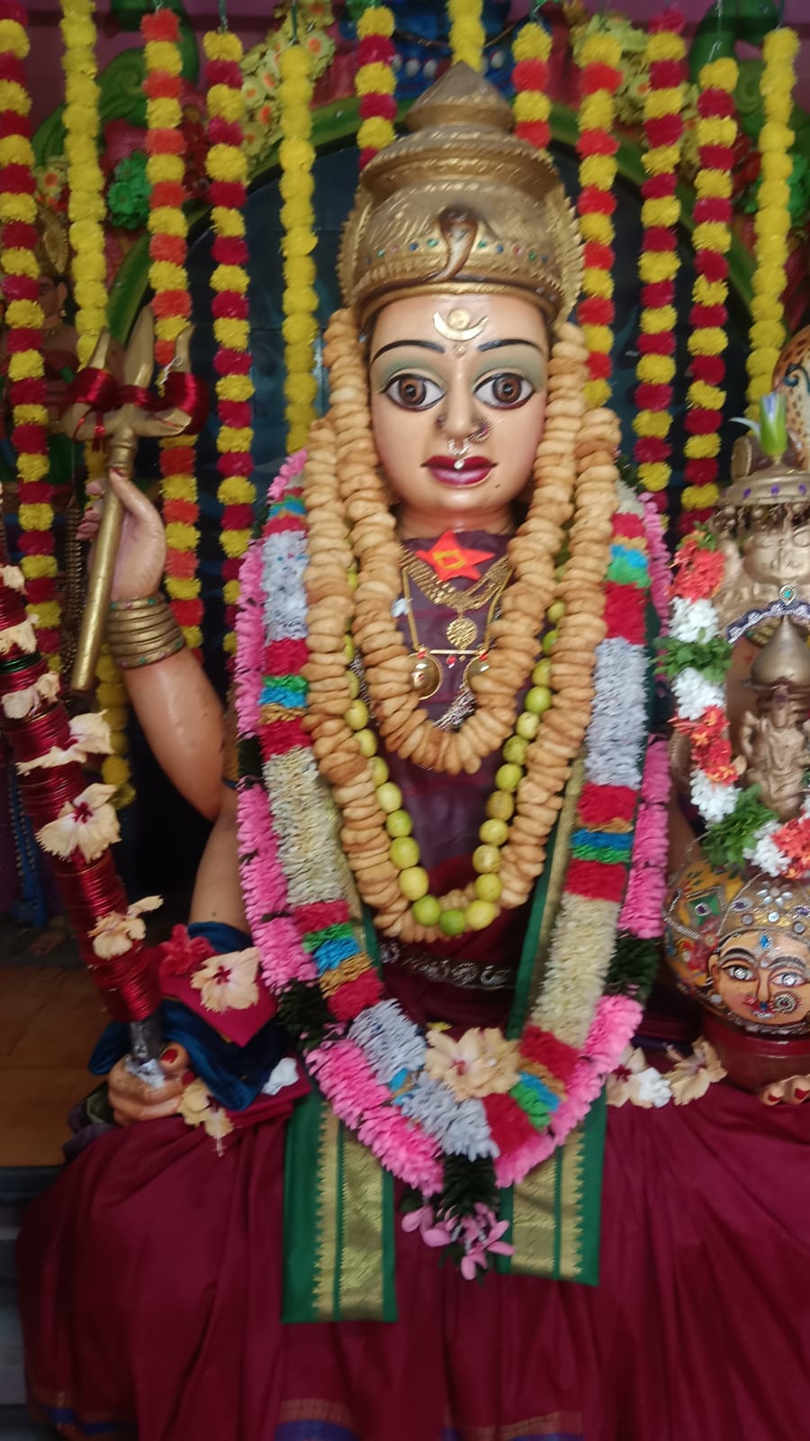 కాట్రేనికోన గ్రామ దేవత మావుళ్ళమ్మ తల్లి శ్రీ దుర్గా దేవి దర్శనం