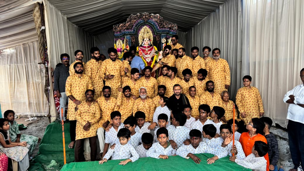 మల్లికార్జున నగర్‌లో దేవి శరన్నవరాత్రి ఉత్సవాల ముగింపు