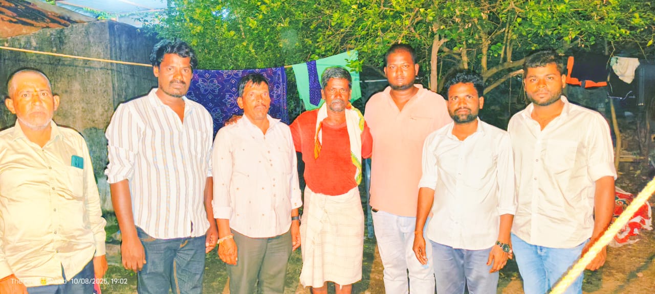 సిపిఎం పార్టీ మామిడాల కనకయ్య ని పరామర్శించిన బి.ఎల్.బి పార్టీ నాయకులు