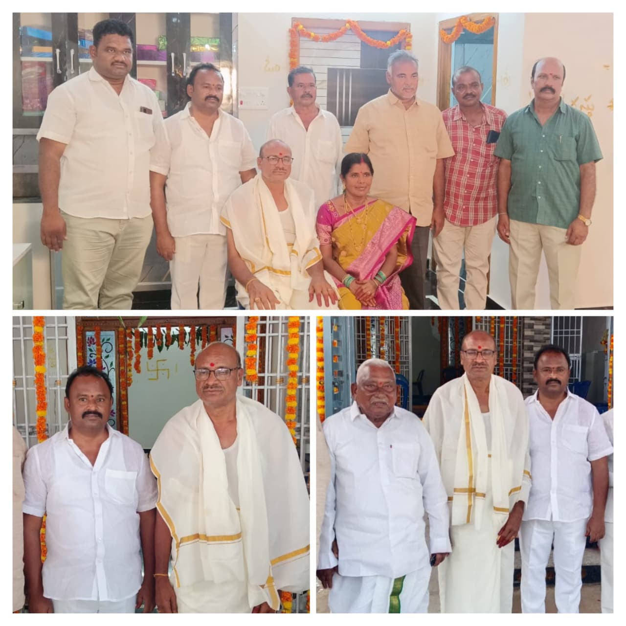 జింకా వారి నూతన గృహప్రవేశ వేడుకల్లో రవికుమార్ యాదవ్