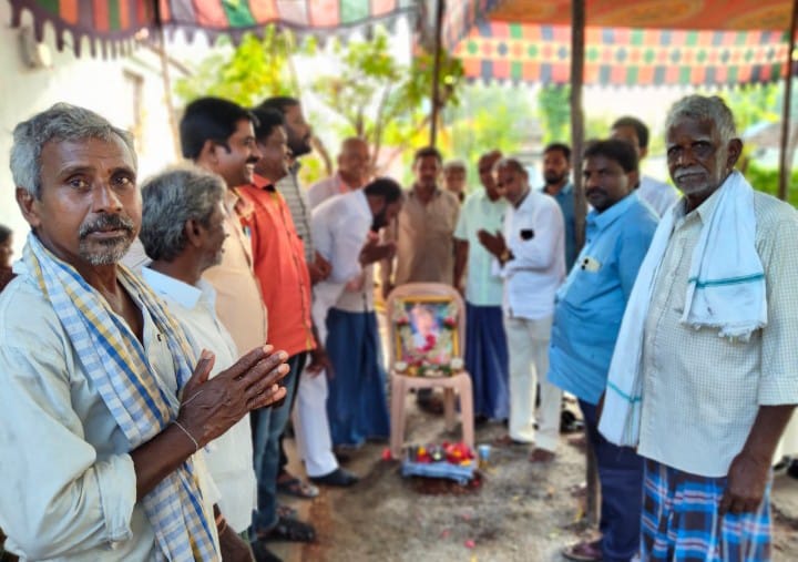 … శ్రద్ధాంజలి కార్యక్రమంలో పాల్గొన్న మాజీ మార్కెట్ వైస్ చైర్మన్ సదయ్య