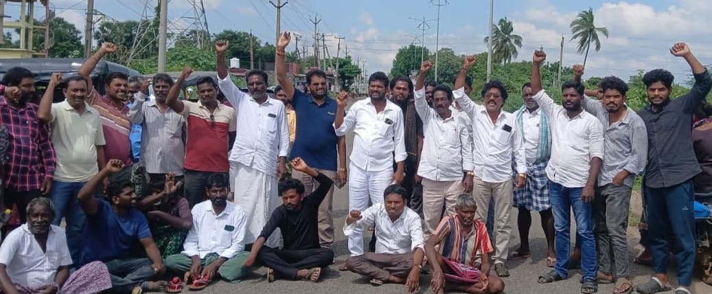 రాజయ్య పేట మత్స్యకారుల దీక్షకు సంఘీభావం తెలిపిన పూడిమడక మత్స్యకారులు