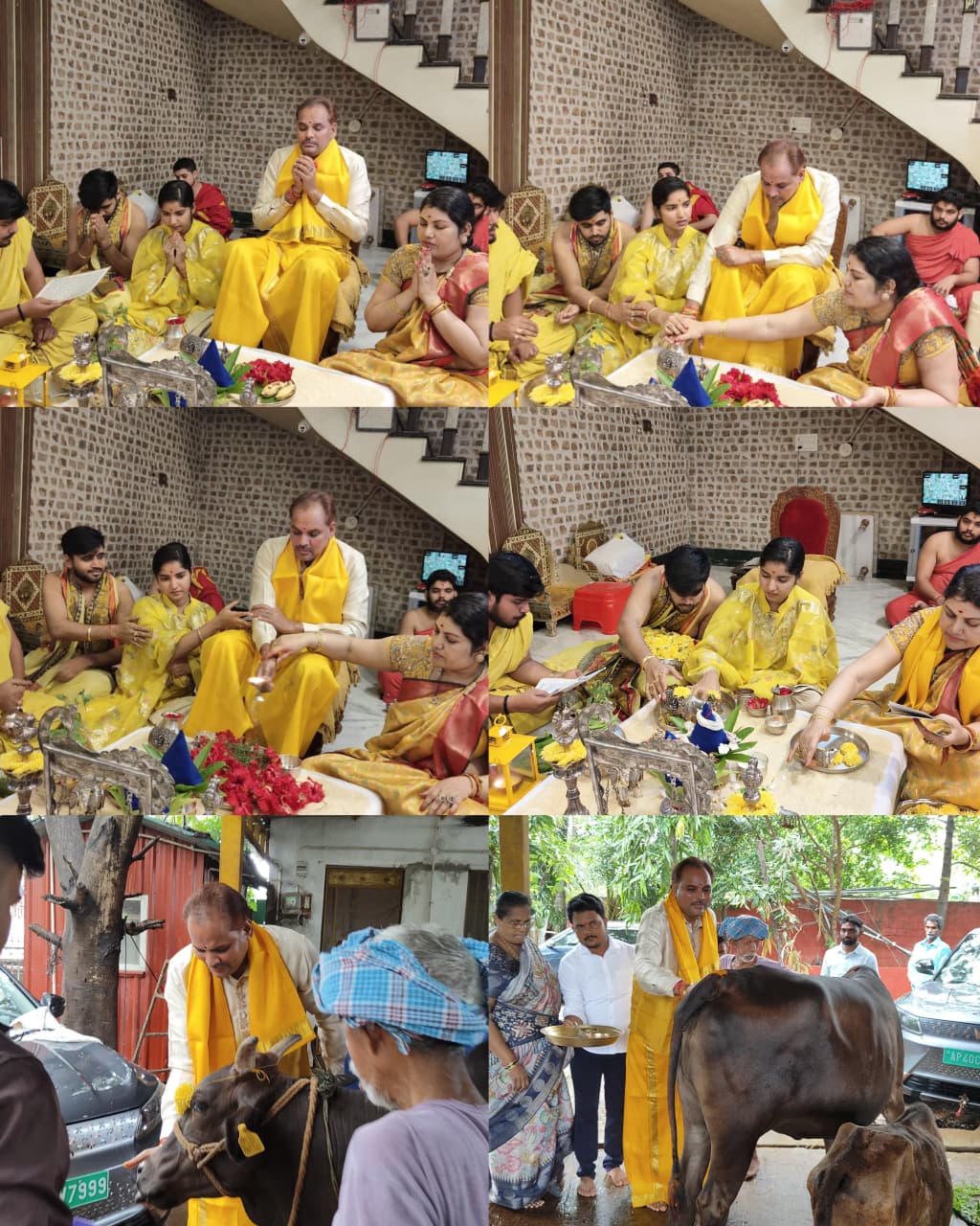 అంగరంగ వైభవంగా గోపాష్టమి వేడుకలల్లో పాల్గొన్న జడ్పీచైర్ పర్సన్ కుటుంబం