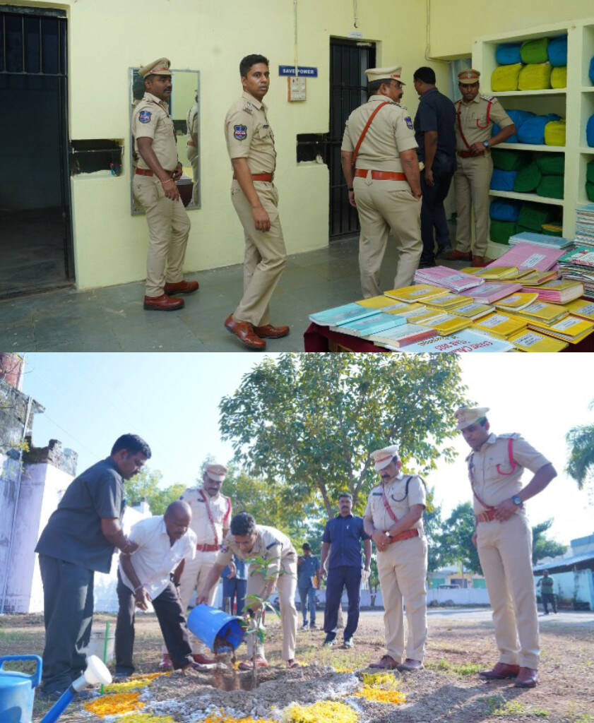 శాయంపేట పోలీస్ స్టేషన్ తనిఖీ చేసిన డి సి పి అంకిత్ కుమార్