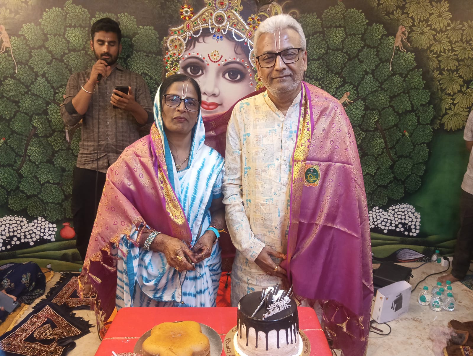 వేద ఆశీర్వచనాల మధ్య రతన్ కీర్తన్ హాల్ ప్రారంభం తెలంగాణ రాష్ట్ర ఇంచార్జ్  మొహమ్మద్ ఇమ్రాన్