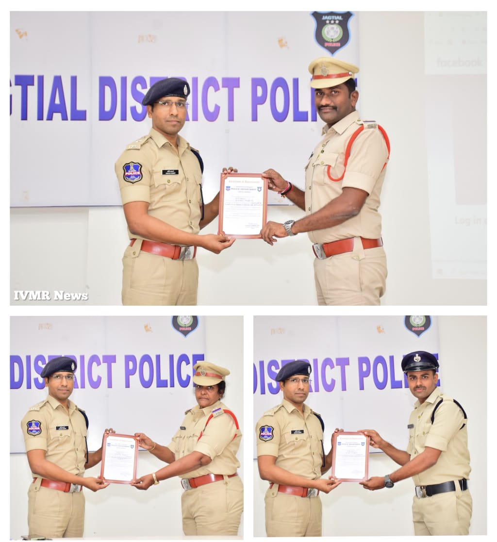 కోరుట్ల పోలీస్ లకు ప్రతిభకు ప్రత్యేక గుర్తింపు