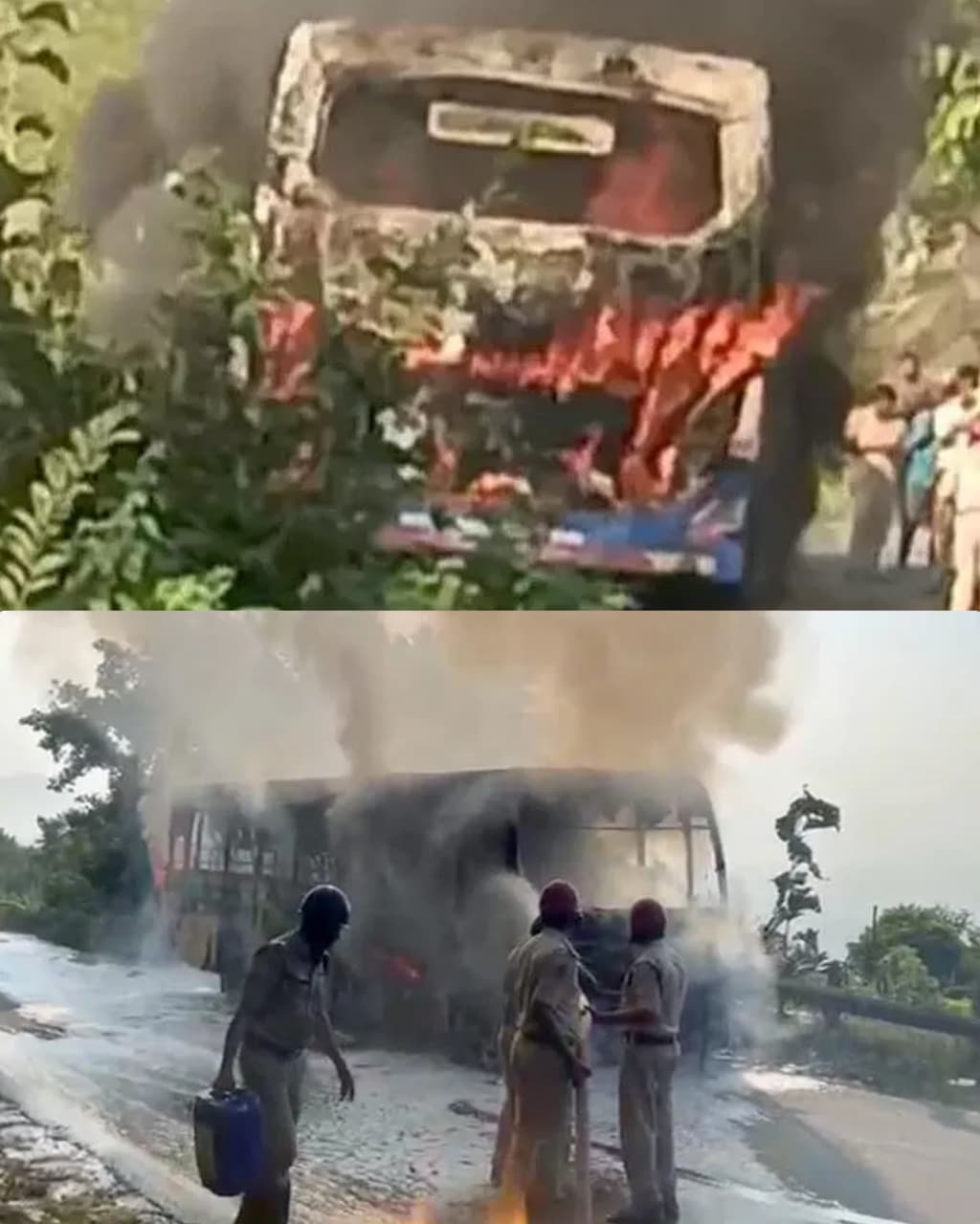 ఏపీలో మరో బస్సు ప్రమాదం ! మన్యం జిల్లాలో ఆర్టీసీ బస్సు దగ్ధం !