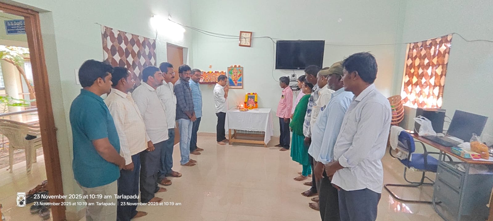 సత్యసాయిబాబా శతజయంతి ఉత్సవాలు: తర్లుపాడు తహసీల్దార్ కార్యాలయంలో ఘనంగా నిర్వహణతర్లుపాడు: