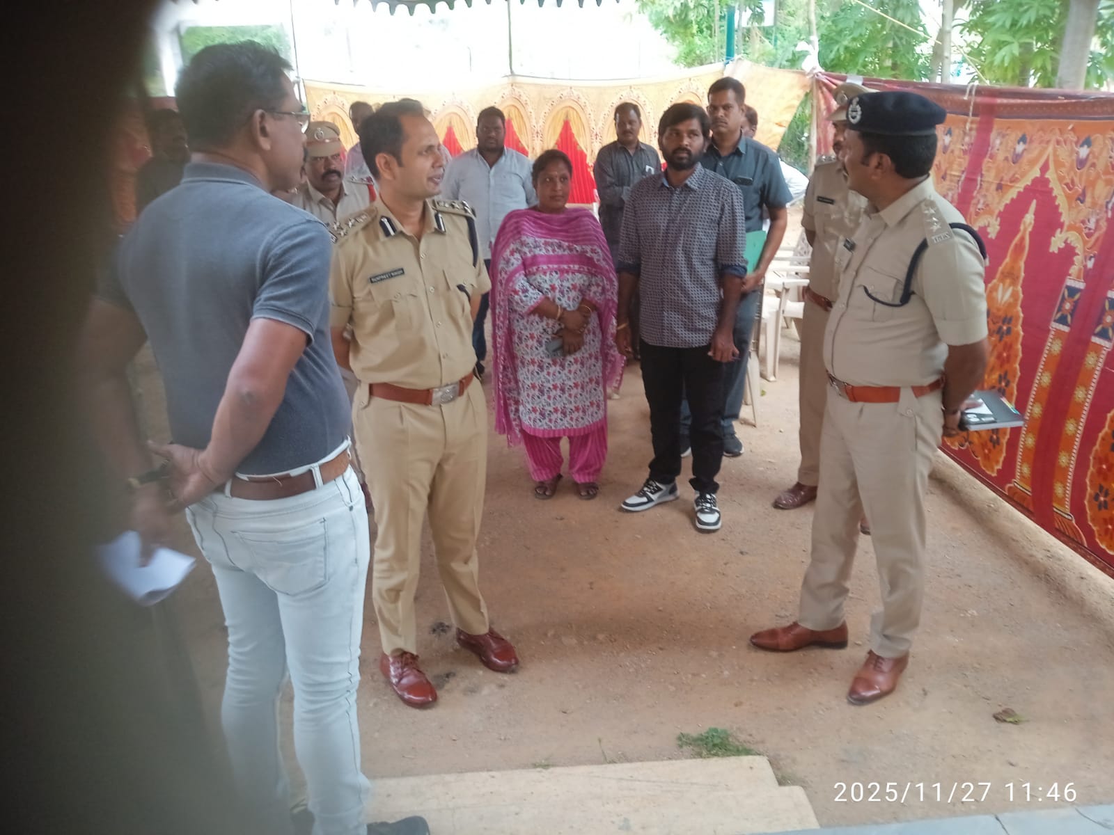 కేశవాపూర్ క్లస్టర్‌ను సందర్శించిన సీపీ