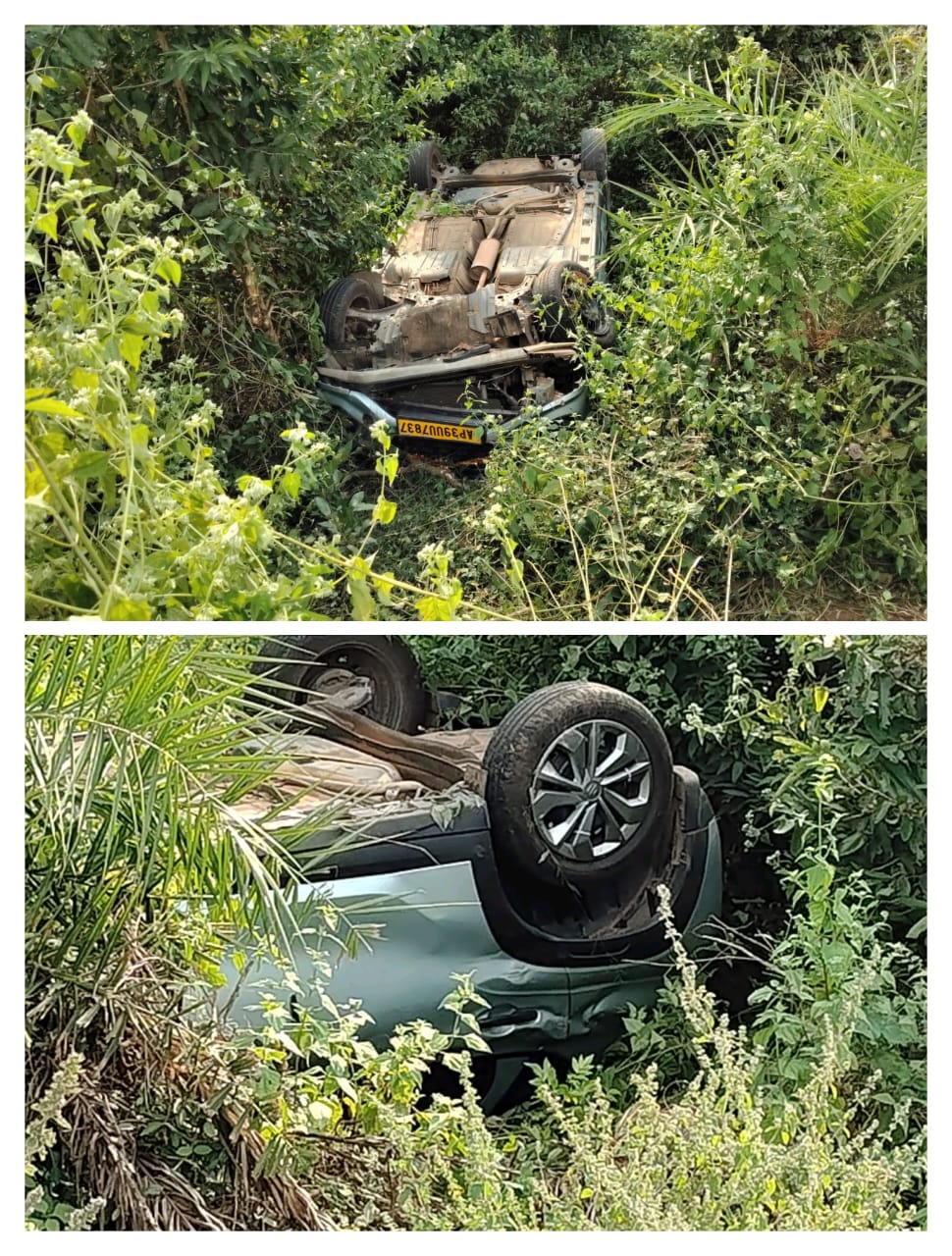 పెను ప్రమాదం: బీజేపీ జిల్లా అధ్యక్షుడు ద్వారపురెడ్డి శ్రీనివాసరావు కారు నుజ్జునుజ్జు! తృటిలో తప్పిన ప్రాణాపాయం