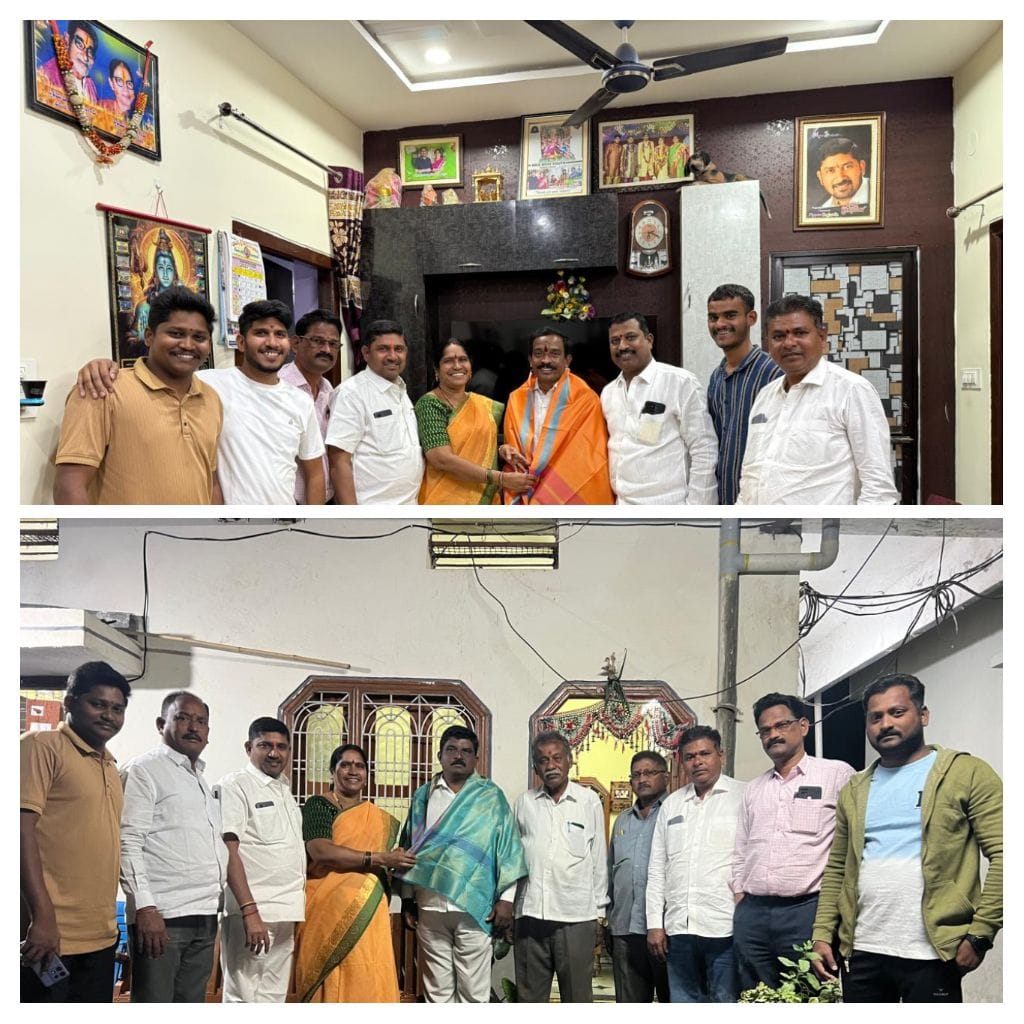 ససర్పంచులు సన్మానించిన మాజీ మున్సిపల్ చైర్పర్సన్