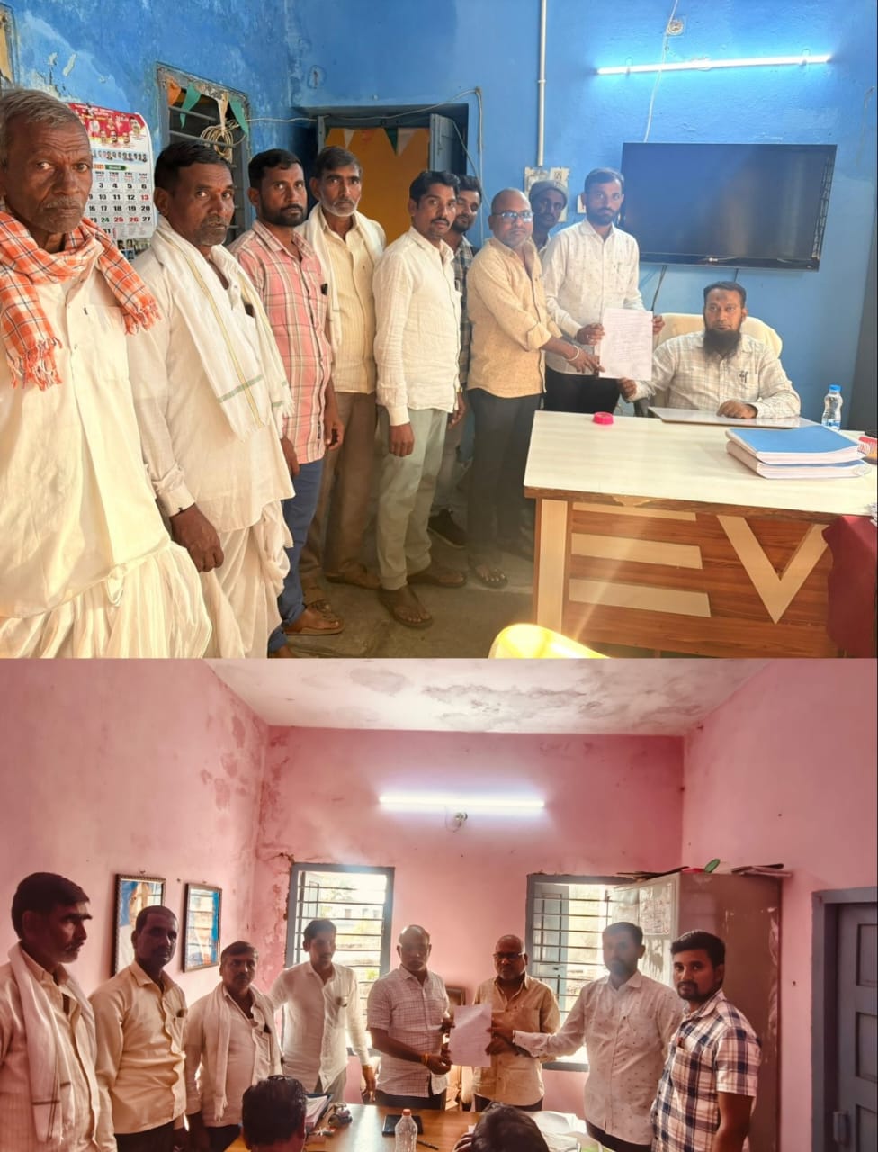 జంమ్గి బి, గ్రామంలోని బోకస్ ఓట్లను తొలగించాలి.