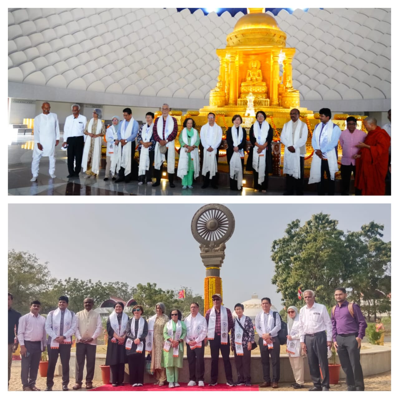 బుద్ధవనం సందర్శించిన దక్షిణాసియా దేశాల రాయబారులు