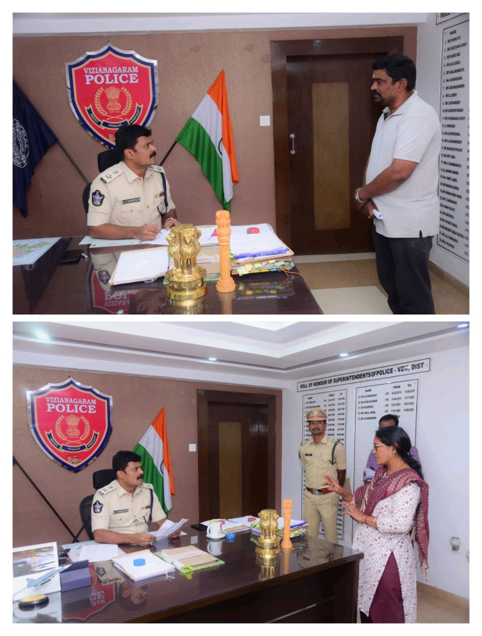 ఫిర్యాదుదారులకు న్యాయం చేసేందుకు చట్టపరిధిలో చర్యలువిజయనగరం జిల్లా ఎస్పీ ఎ.ఆర్.దామోదర్, ఐపిఎస్